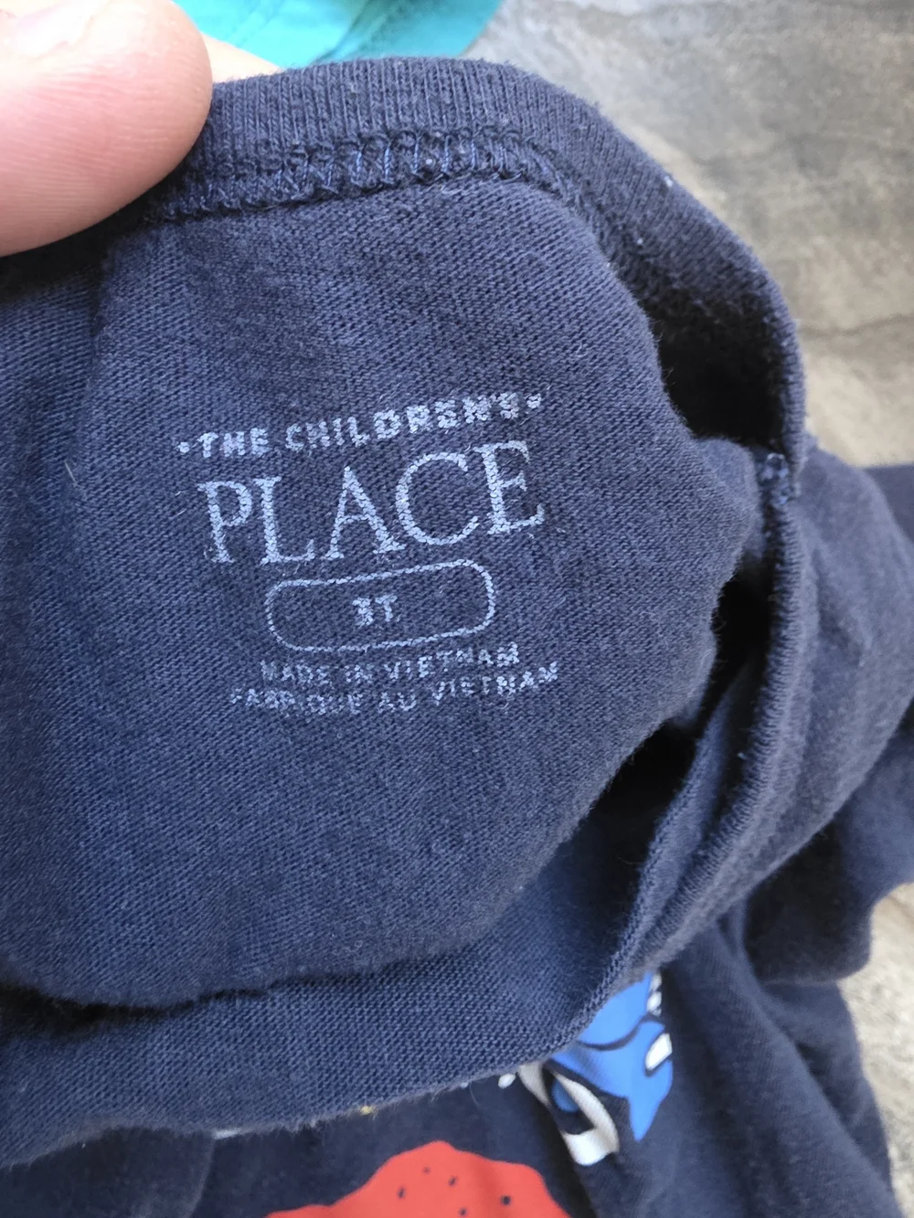 The Children's Place Navy & Teal Short Sleeve Tees with Vehicle Graphics